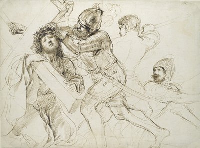 Christ Carrying the Cross by Giovanni Francesco Barbieri